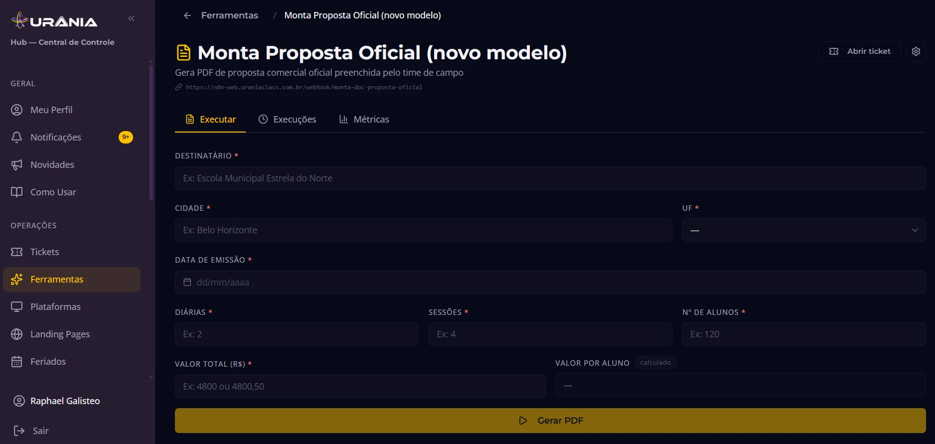 monta-proposta — hub